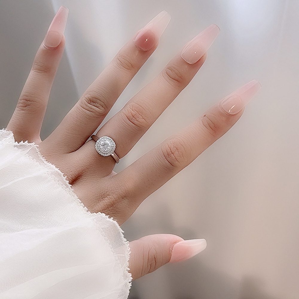 0.5ct Round Brilliant Cushion Double Halo Ring