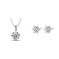 The Solitaire Gift Set — Pendant & Stud Earrings