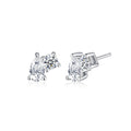 0.25ct Round Brilliant Two-Stone Stud Earrings