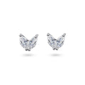 0.1ct Marquise Butterfly Cluster Stud Earrings