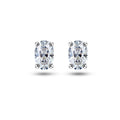0.5ct Oval Four-Claw Solitaire Stud Earrings
