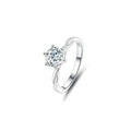 1ct Round Brilliant Solitaire Ring, Twisted Band