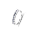 Graduated Multi-Stone Band Ring