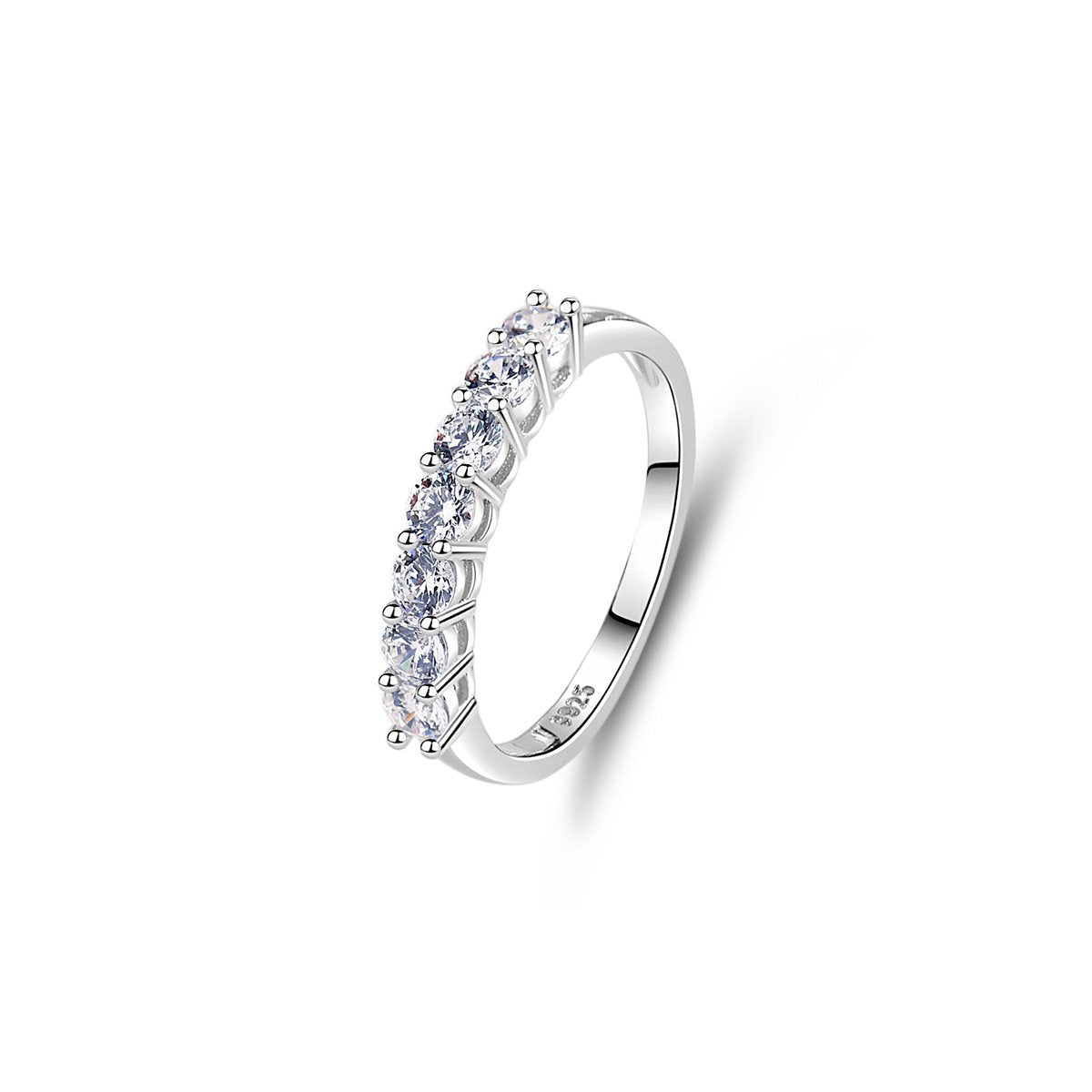 Graduated Multi-Stone Band Ring