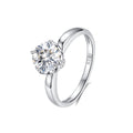 0.5ct Round Brilliant Six-Claw Solitaire Ring
