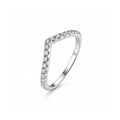 Wishbone Pavé Band Ring