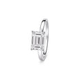 0.8ct Green Emerald Solitaire Ring